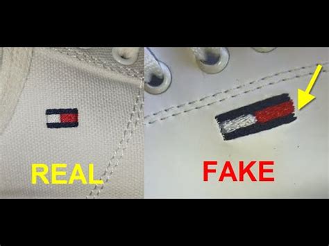 real vs fake tommy hilfiger shoes|tommy hilfiger counterfeit.